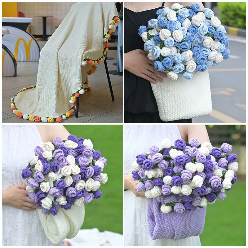 Handmade Flower Blanket