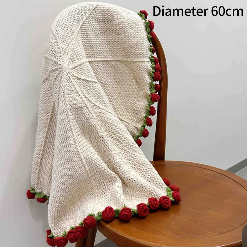 Handmade Flower Blanket