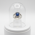 Elegant diamantring i gull